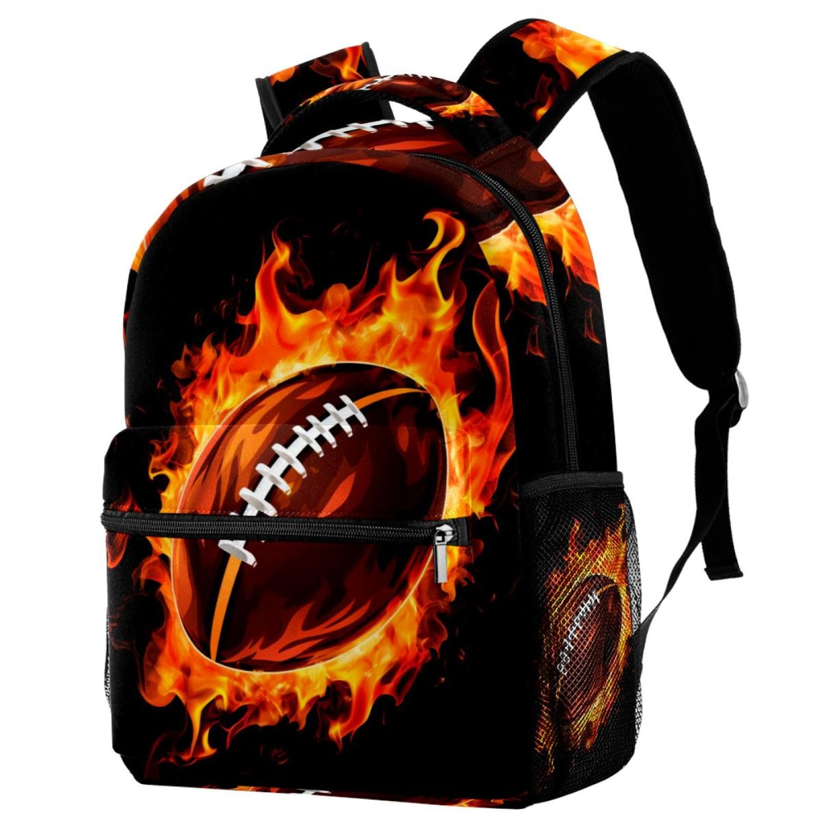 Waterproof Travel Backpack for Women & Men - Durable Laptop Backpack with USB Charging Port - Perfect for Hiking, Commuting & American Football Games