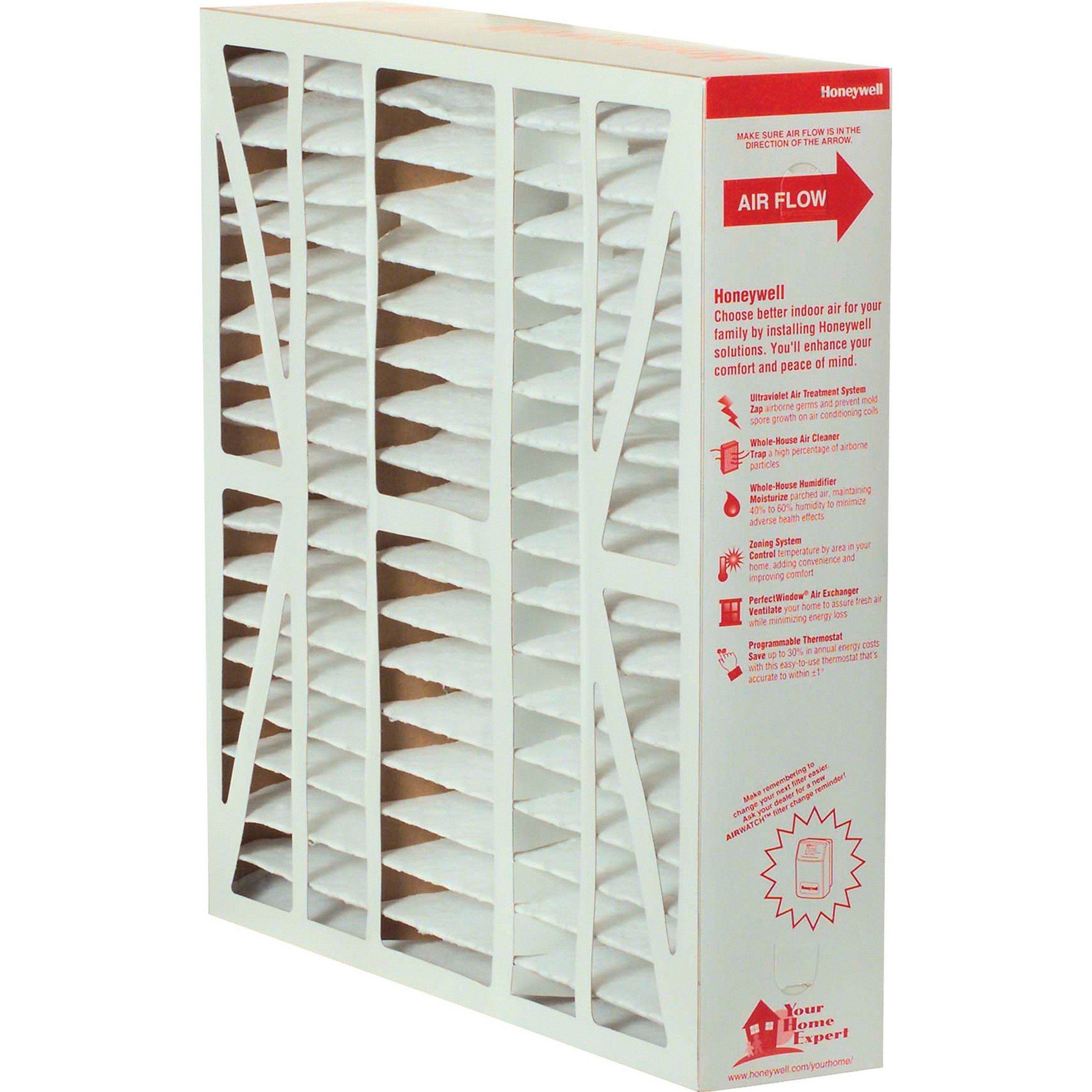 Honeywell FC100A1029 16x25 MERV 11 Air Filter for Home HVAC Systems – Improves Indoor Air Quality, Reduces Allergens & Dust – Perfect for Bedrooms, Living Rooms & Offices