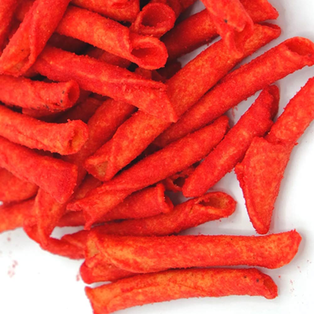 3 Pack Barcel Takis Fuego Hot Chili Pepper & Lime Tortilla Chips - Spicy Snacks 3.2oz | Crunchy Party Food, Movie Night Treats & Game Day Snacks