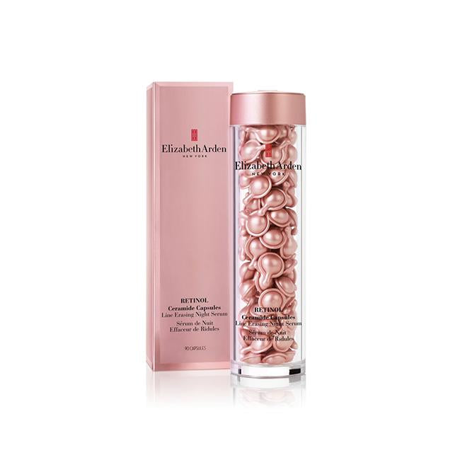 Elizabeth Arden Retinol Ceramide Capsules Line Erasing Night Serum 90pc - Anti-Aging Face Treatment for Wrinkles & Fine Lines | Perfect Nighttime Skincare Routine for Glowing Skin