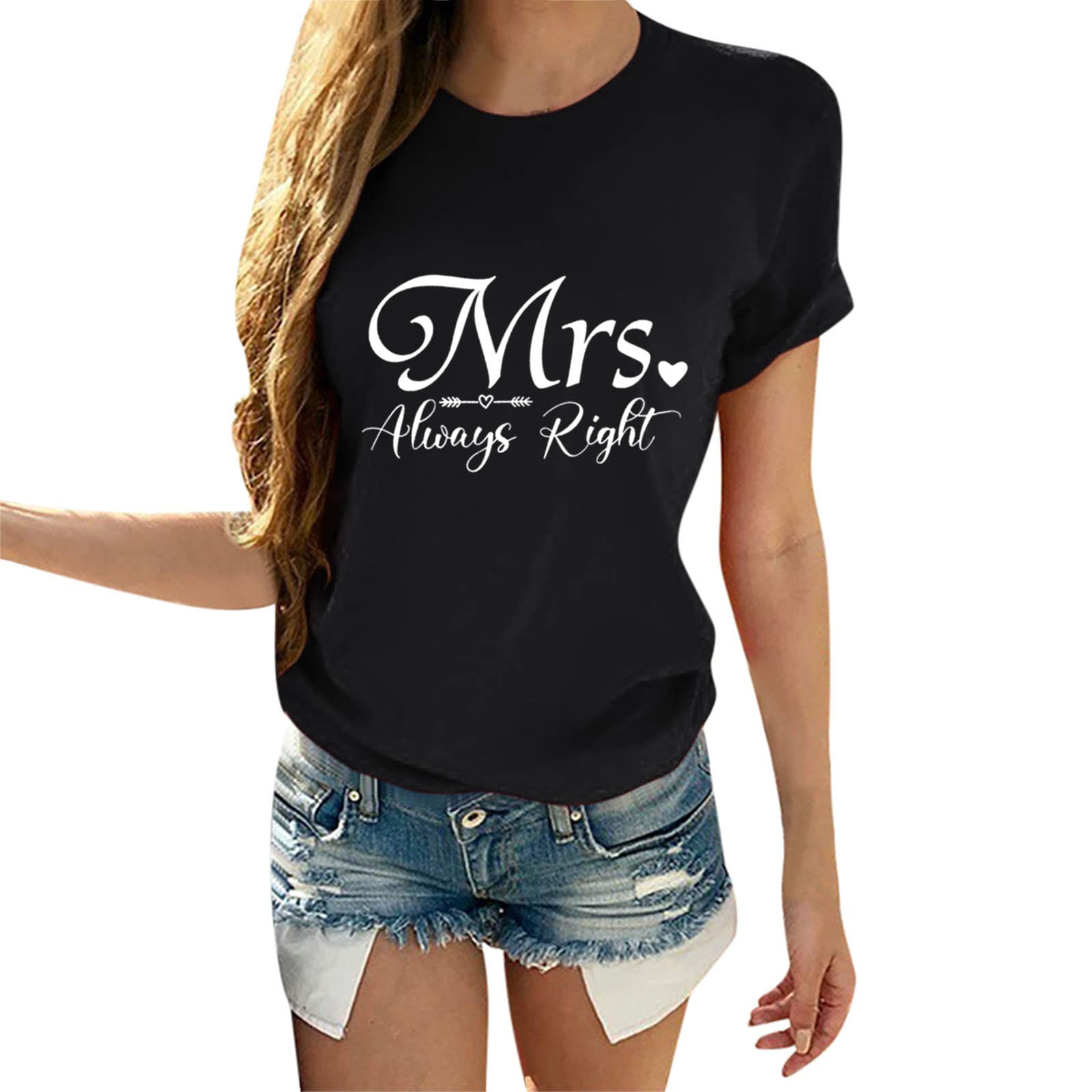 Valentine's Day Couples T-Shirts for Women - Love Heart Tie-Dye Print Short Sleeve Tops | Perfect Wedding Gifts & Romantic Date Outfits
