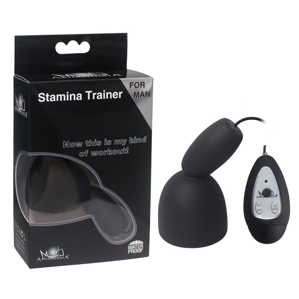 Aphrodisia Vibrating Textured Head Stamina Trainer - Enhance Performance & Pleasure for Couples & Solo Play - Perfect for Bedroom Fun & Intimate Moments