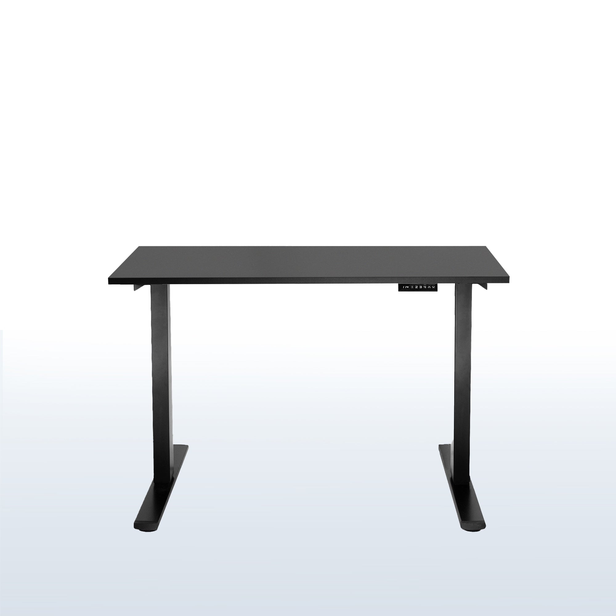 1BS Series Electric Standing Desk with Square Corner Top - Adjustable Height Home Office Desk for Work, Study & Gaming - Ergonomic Workspace Solution