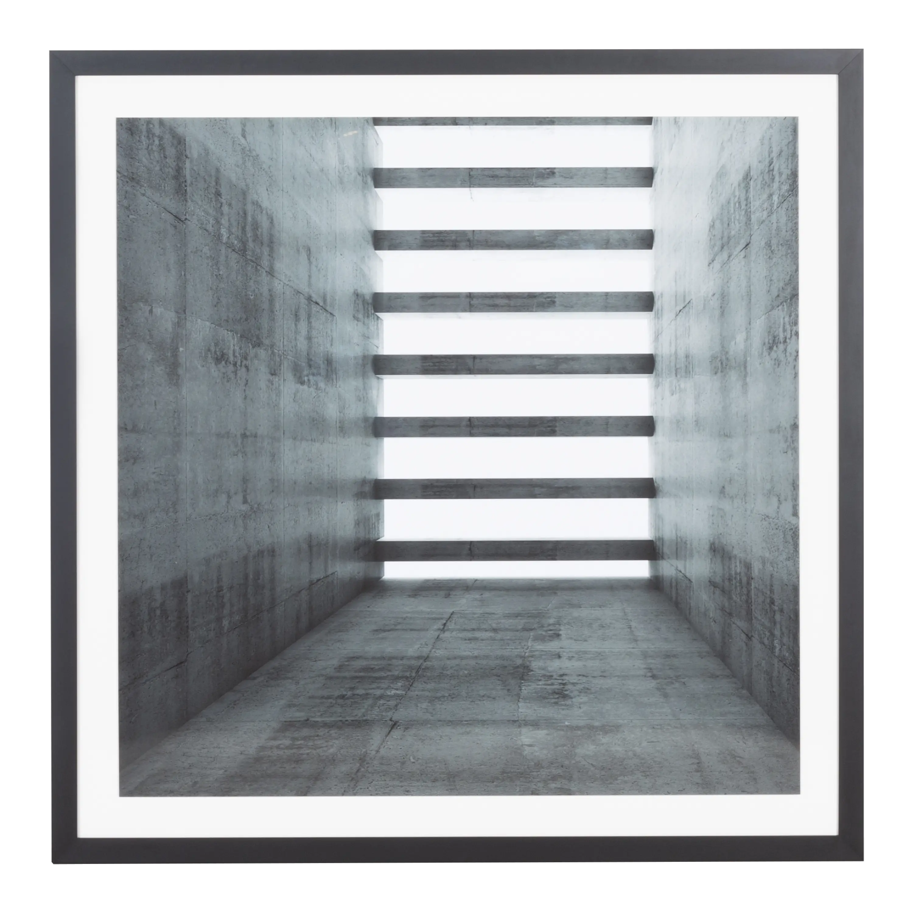 Brutalist Photo Wall Art - Modern Abstract Black & White Photography Print for Home & Office Decor - Perfect for Living Room, Bedroom, or Gallery Wall Display