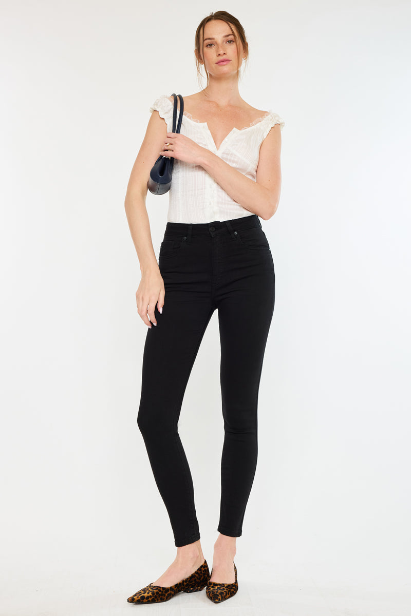Aurelia High Rise Super Skinny Jeans for Women - Stretch Denim Pants Slim Fit Tummy Control - Perfect for Casual Wear, Night Out & Everyday Fashion