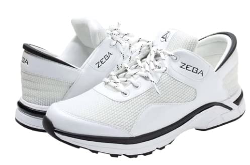 ZEBA Men's Hands-Free Slip-On Walking Shoes - Comfortable Lightweight Sneakers for Walking, Travel & Everyday Wear