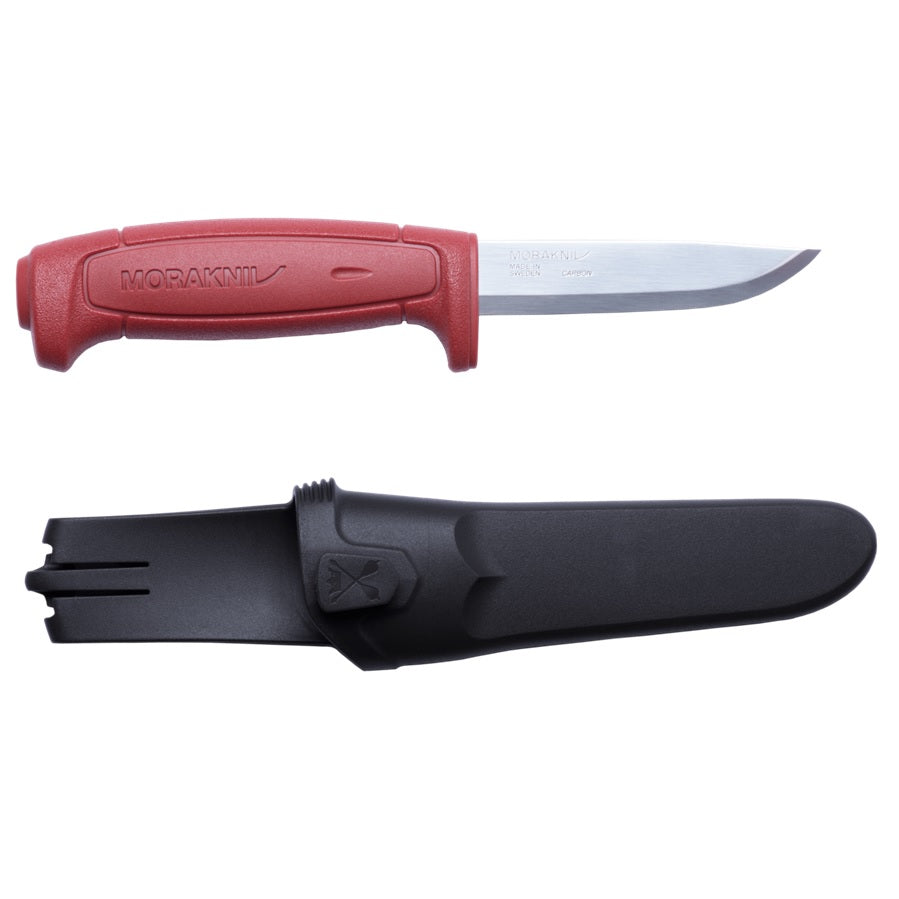 MoraKniv Basic 511 Carbon Steel Bushcraft Knife - Outdoor Survival, Hunting, Camping & EDC Tool