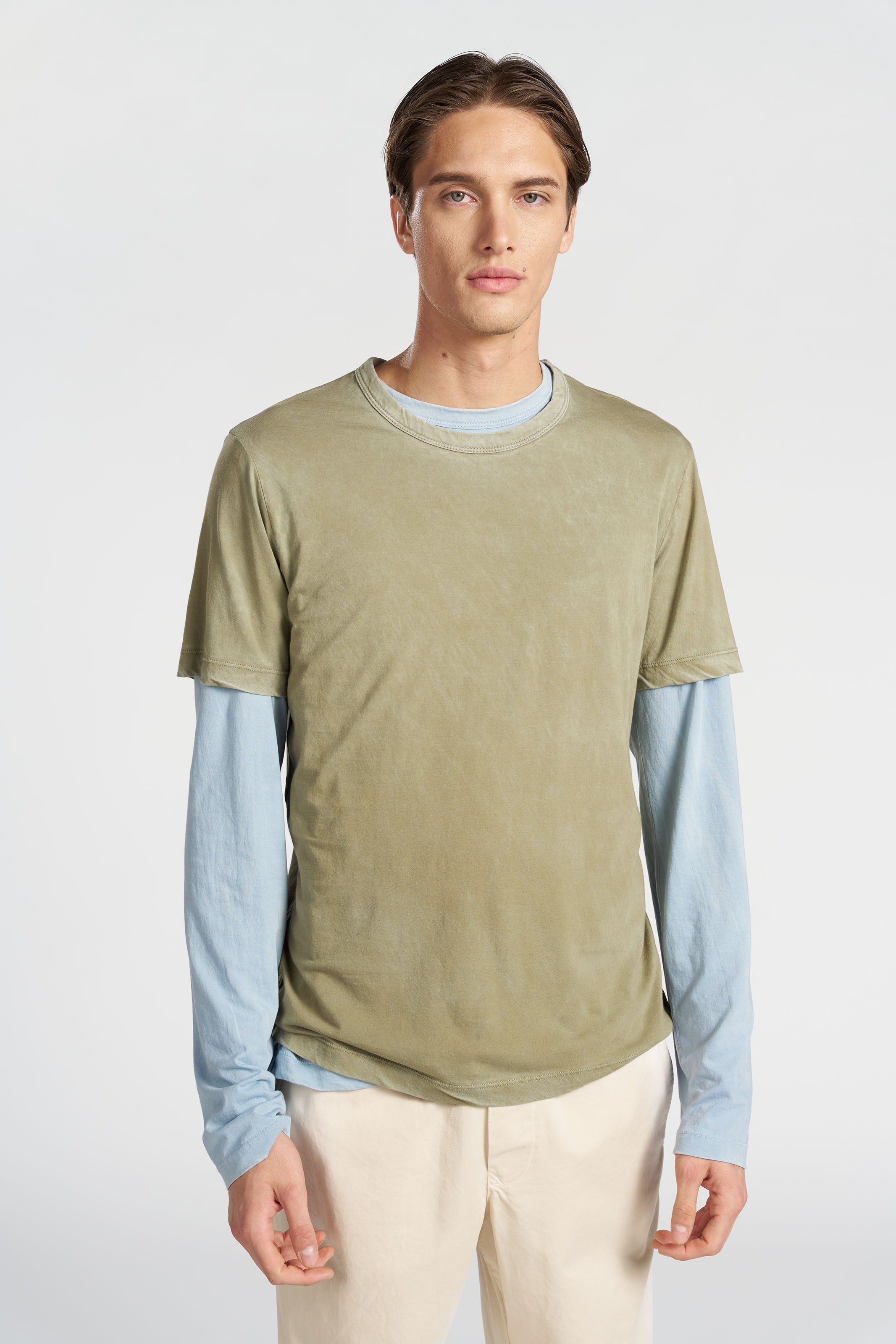 Classic Crewneck T-Shirt for Men & Women - Soft Cotton Comfort Fit Casual Tee - Perfect for Everyday Wear, Outings & Layering