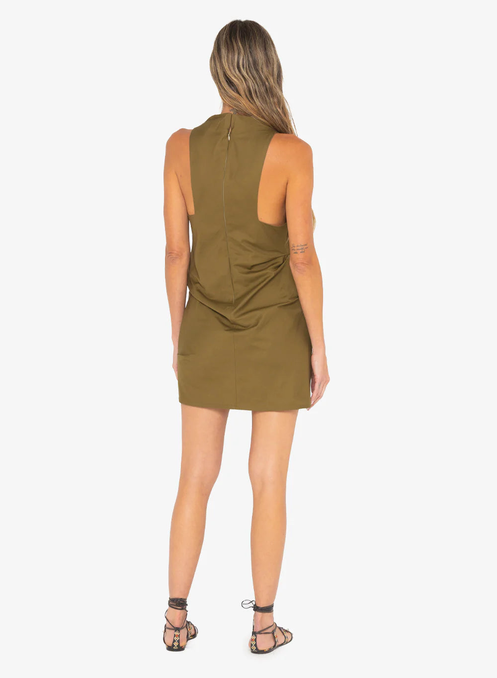 Braelyn Dress in Army Green - Stylish Women's Casual Dress for Everyday Wear, Date Nights & Outdoor Events