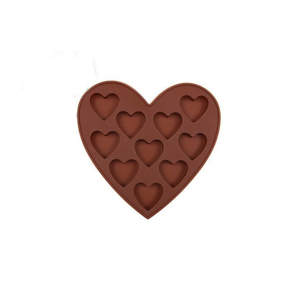 Personalized Wooden Initial Decor - Valentine's Heart Shaped Silicone Ice Cube Tray with Gift Box for Kitchen, Dining & Bar | Romantic Home Decor, Wedding Favors & Cocktail Party Essentials
