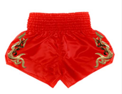 OYSTERBOY Classic Muay Thai Shorts for Men & Women - Boxing, Kickboxing, MMA, BJJ Training Shorts - Breathable Workout Trunks for Martial Arts, Fitness & Exercise (Perfect for Gym, Sparring & Competition)