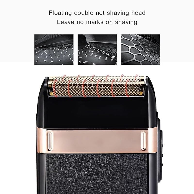 Kemei Rechargeable Electric Head Shaver for Bald Men - Powerful Cordless Razor for Smooth Bald Head & Beard Shaving | Perfect for Travel, Home & Gym Use