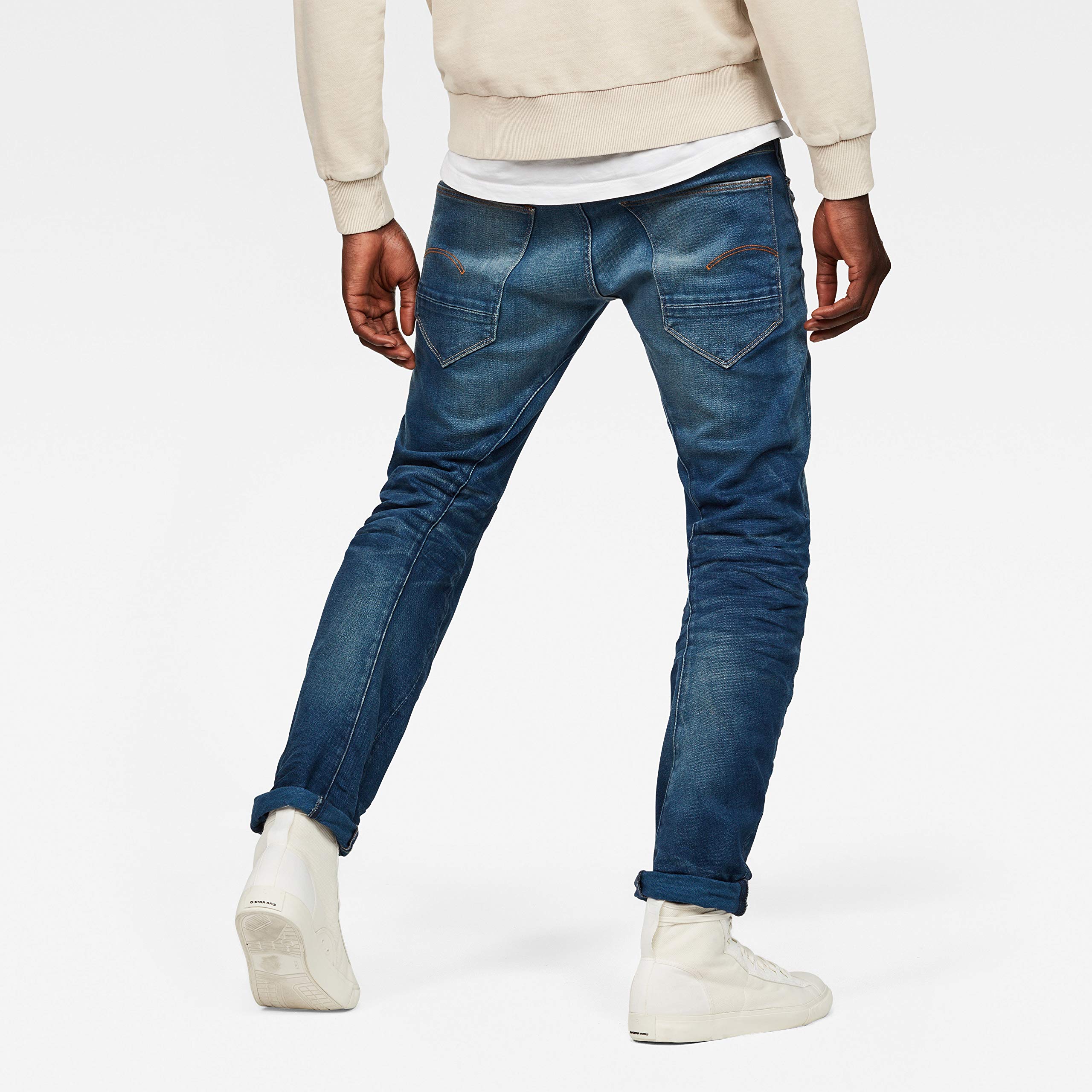 G-STAR RAW Men's Arc 3D Slim Fit Jeans | Premium Denim Pants for Men | Trendy Slim Fit Design | Perfect for Casual Wear & Night Out