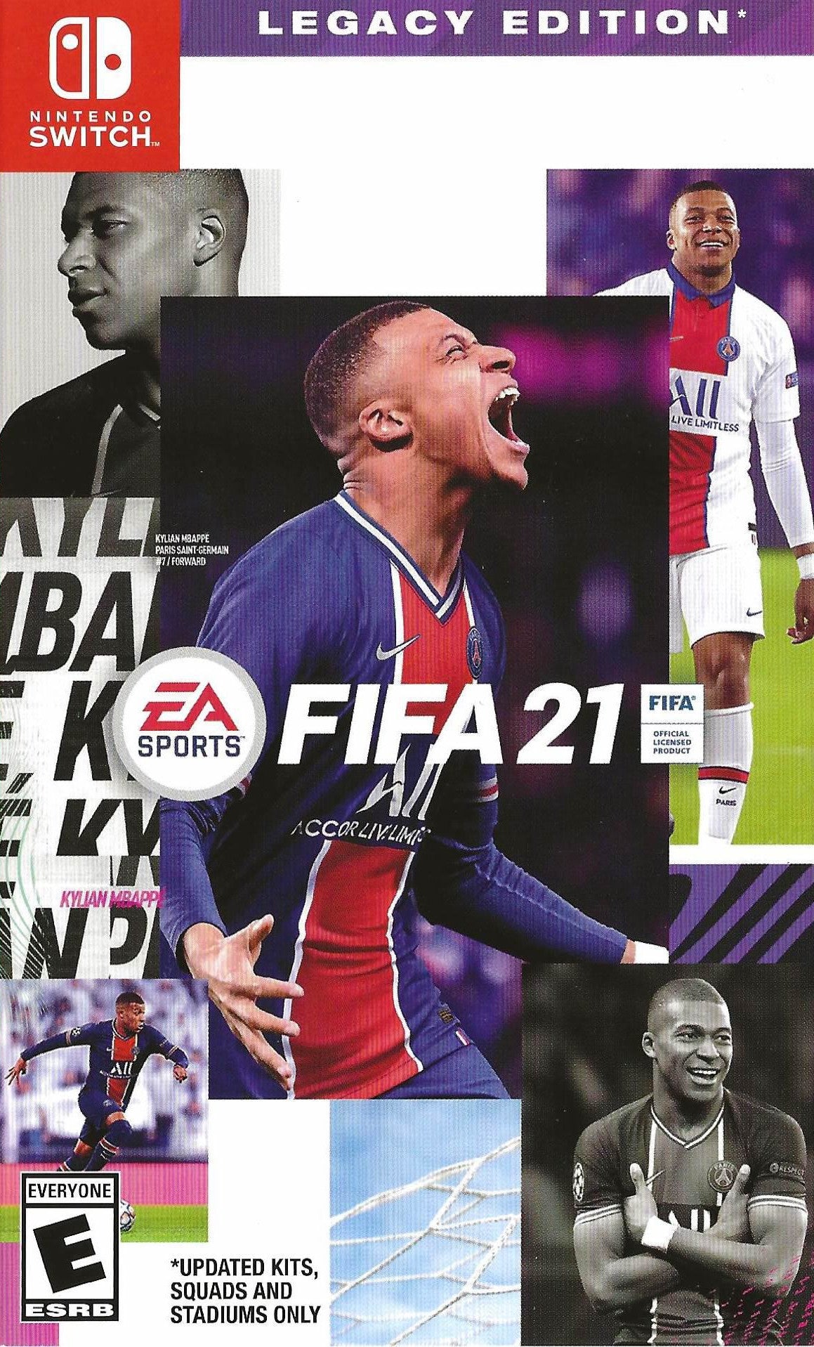 Used FIFA 21 Nintendo Switch Video Game - Soccer Simulation Sports Game for Family Fun & Competitive Play