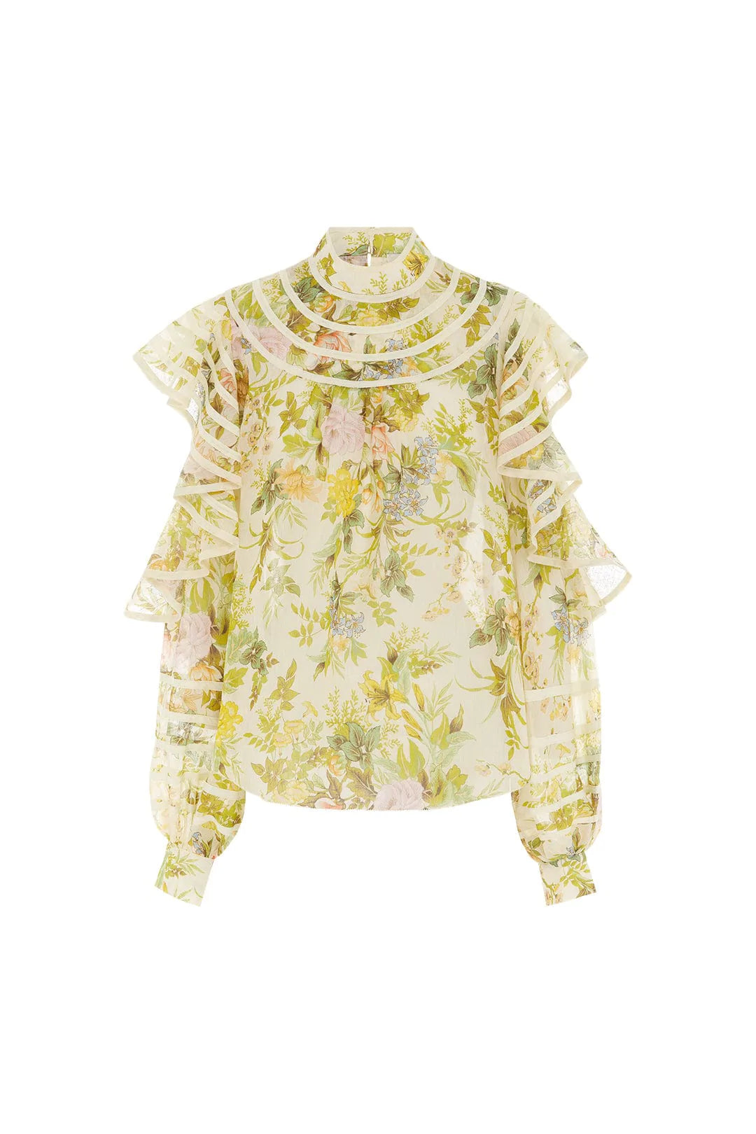 Eden Blouse - Women's Elegant Floral Print Blouse for Spring & Summer | Perfect for Office Wear, Date Nights & Casual Outings