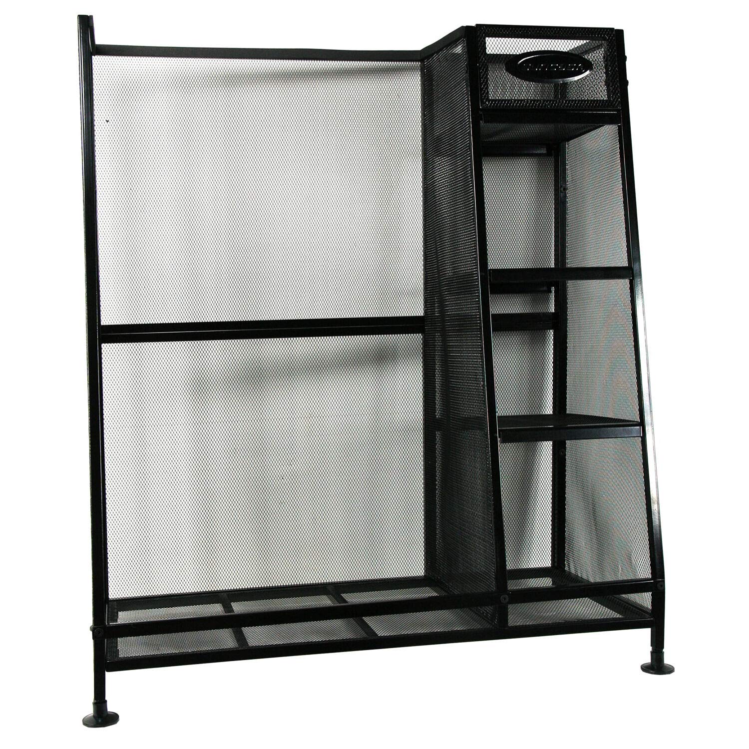 Heavy Duty Metal Golf Equipment Organizer & Storage Rack - Complete Golf Club Bag Holder for Garage, Basement, or Backyard Organization
