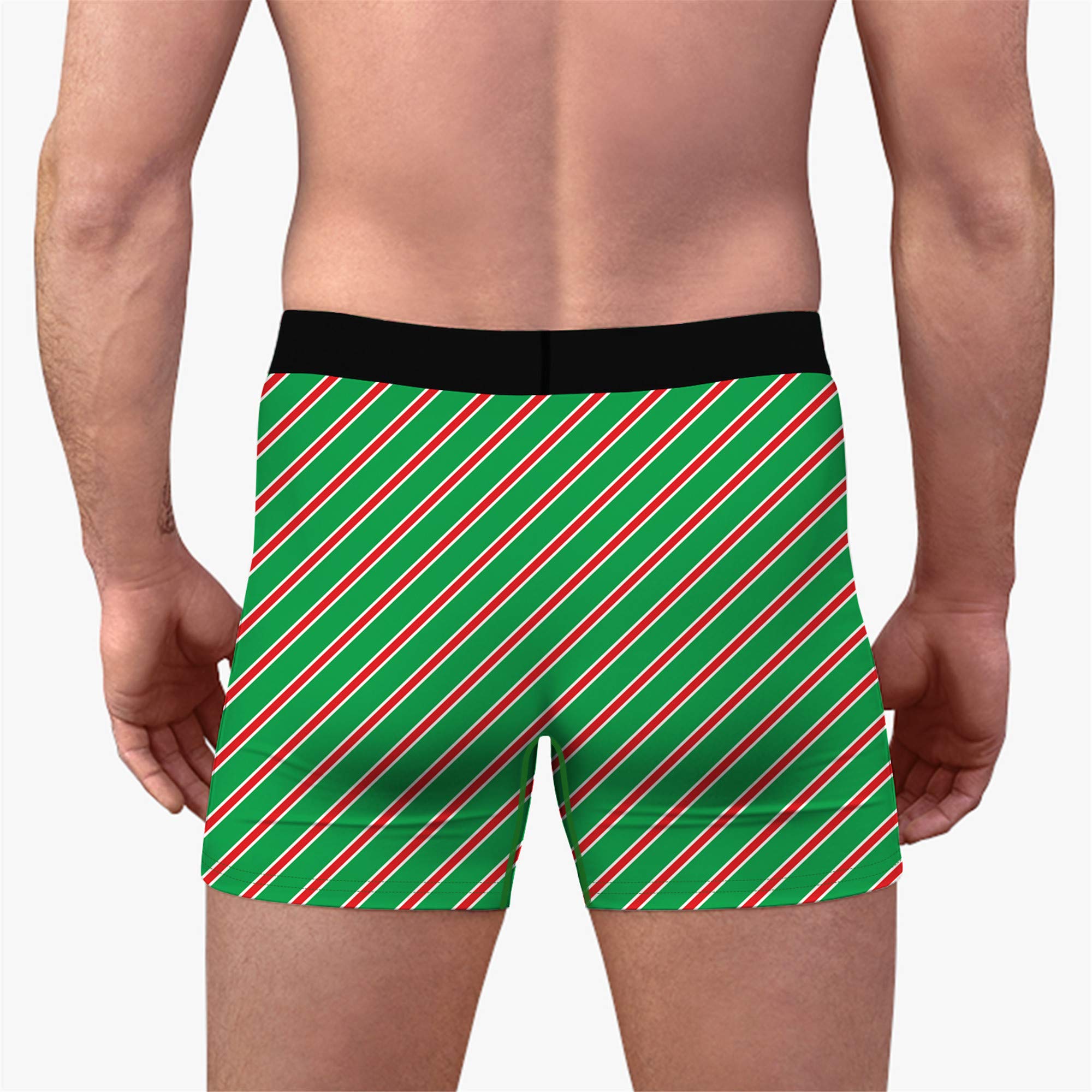 Funny Christmas Printed Boxer Briefs for Men - Holiday Novelty Underwear - Perfect for Christmas Parties, Gifts & Festive Celebrations