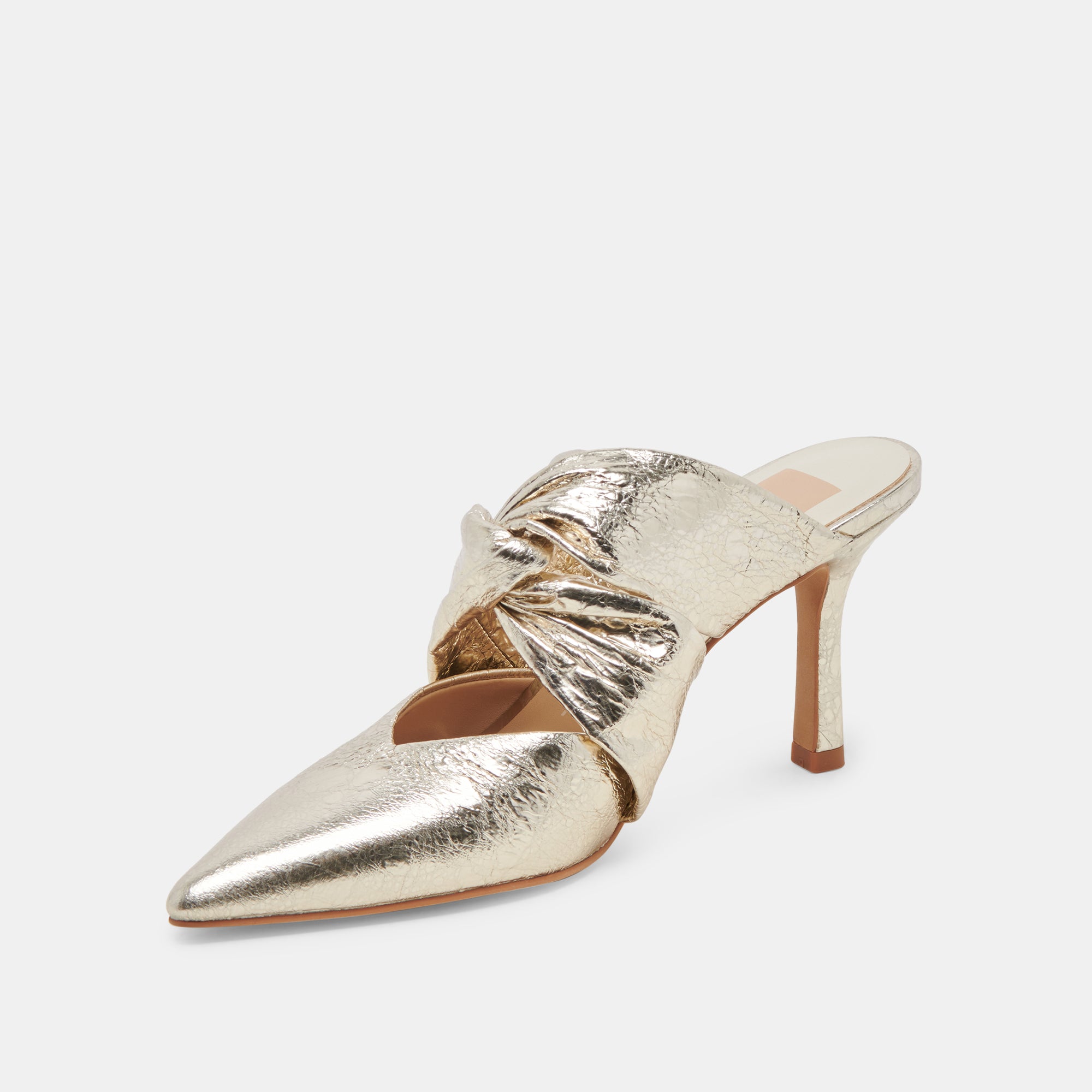KELSY Women's High Heels - Platinum Distressed Leather Stiletto Pumps for Party, Wedding & Evening Wear | Comfortable & Stylish Dress Shoes for Women