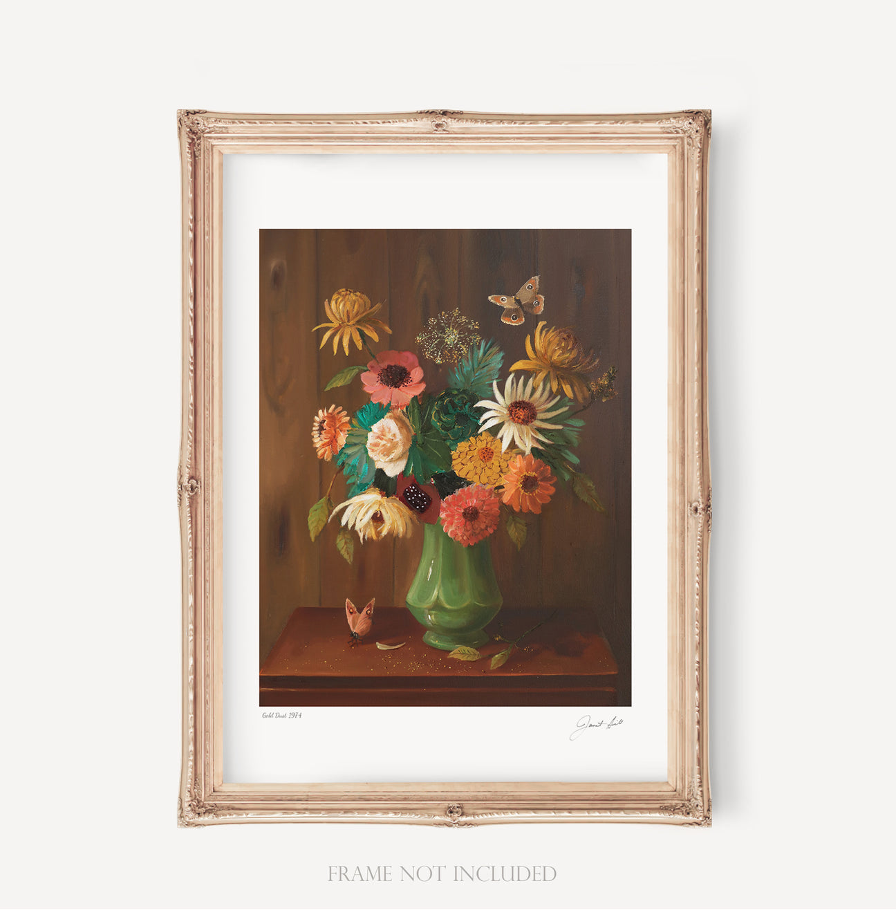Gold Dust 1974 Vintage Medium Art Print - Wall Decor for Living Room, Bedroom & Office