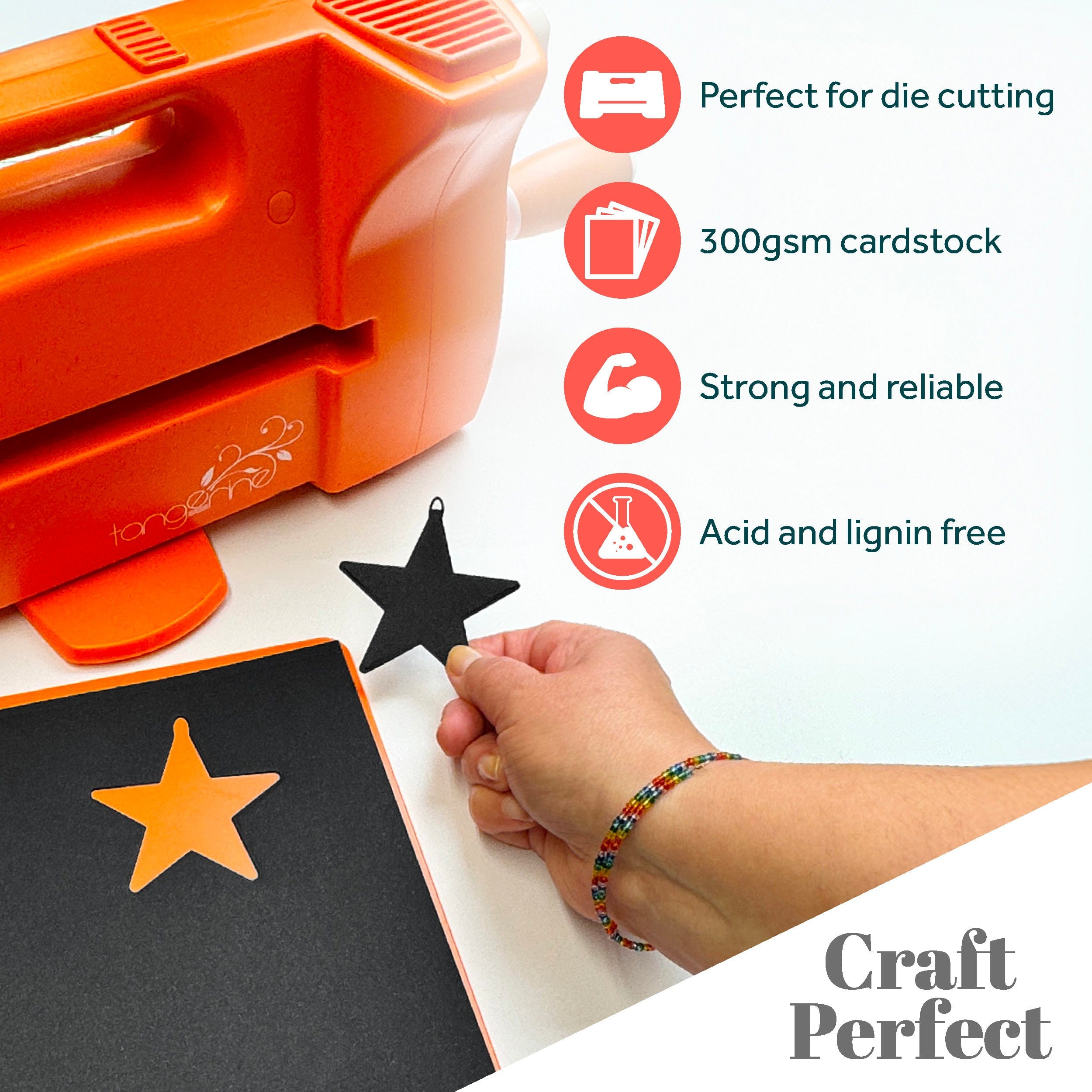 8-Pack Smooth Black A4 Cardstock (9569E8) - Premium Quality for Scrapbooking, Card Making, and Craft Projects