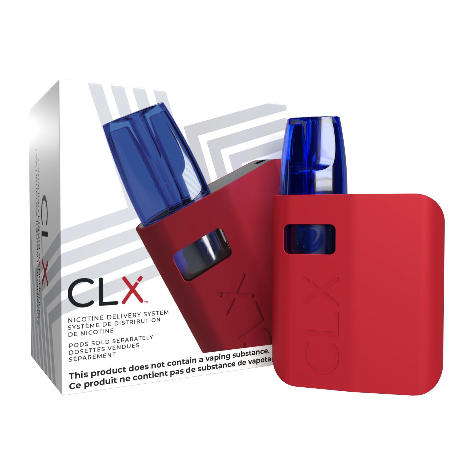 CLX Pod System S Compatible - Refillable Vape Pod Kit for Smooth & Flavorful Vaping - Perfect for On-the-Go Use & Discreet Vaping