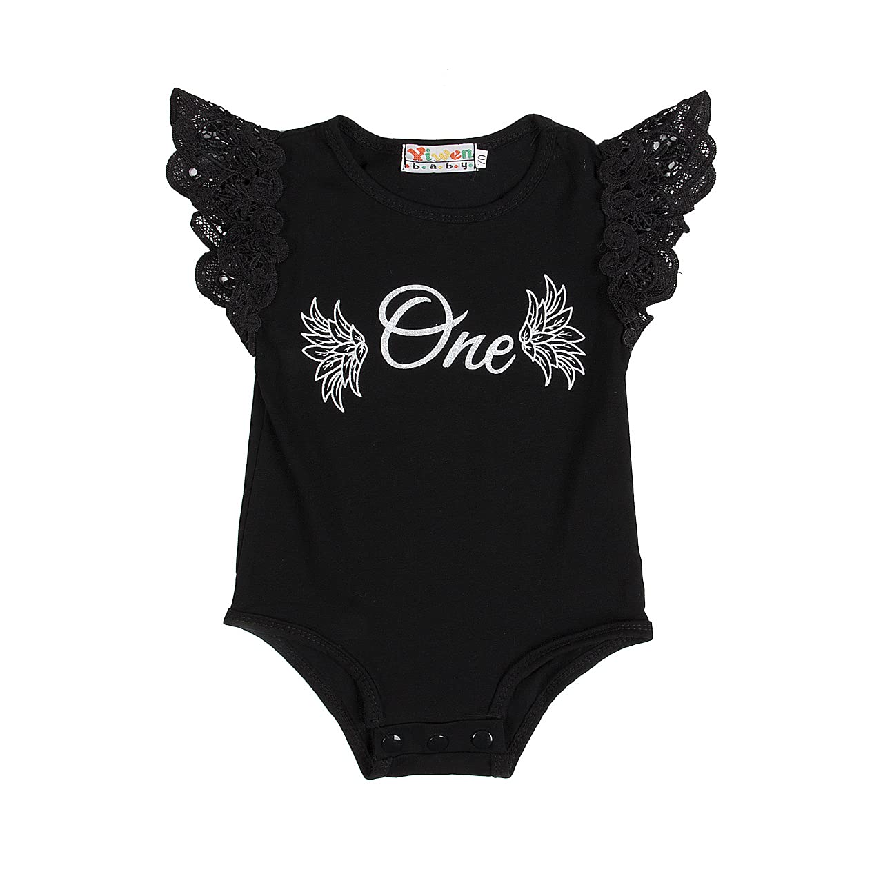 Newborn Baby Girl Ruffle Sleeve Romper - Floral Lace Sleeveless Summer Outfit for Infants | Perfect for Photoshoots, Parties & Warm Weather
