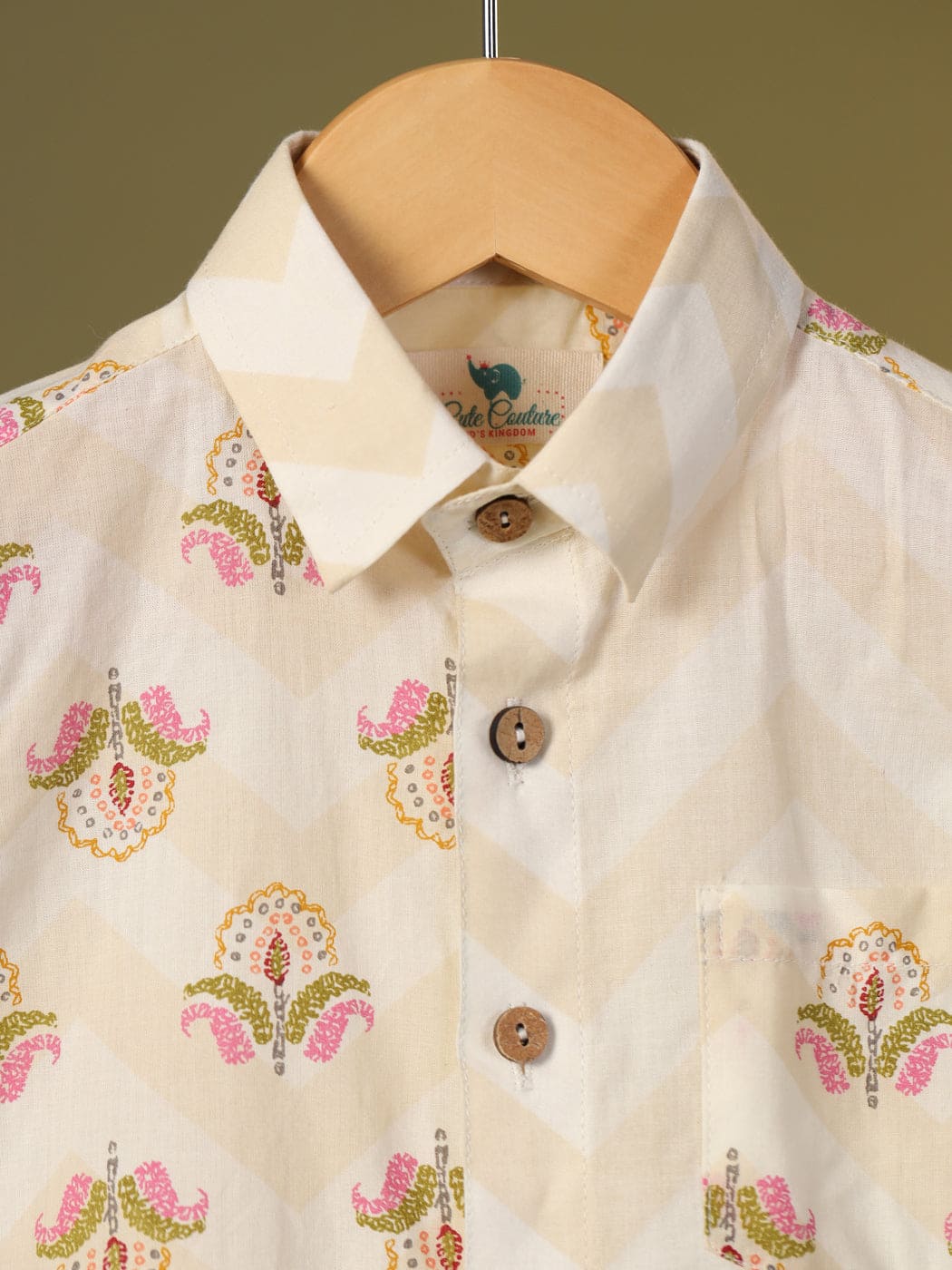 Pre Order Boys Floral Shirt Set - Soft Skin-Friendly Fabric for Casual Wear & Special Occasions
