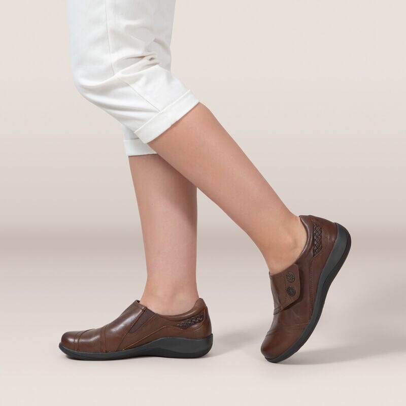 AETREX Women's KARINA Monk Strap Shoes - Comfortable & Stylish for Work, Casual Wear & Walking