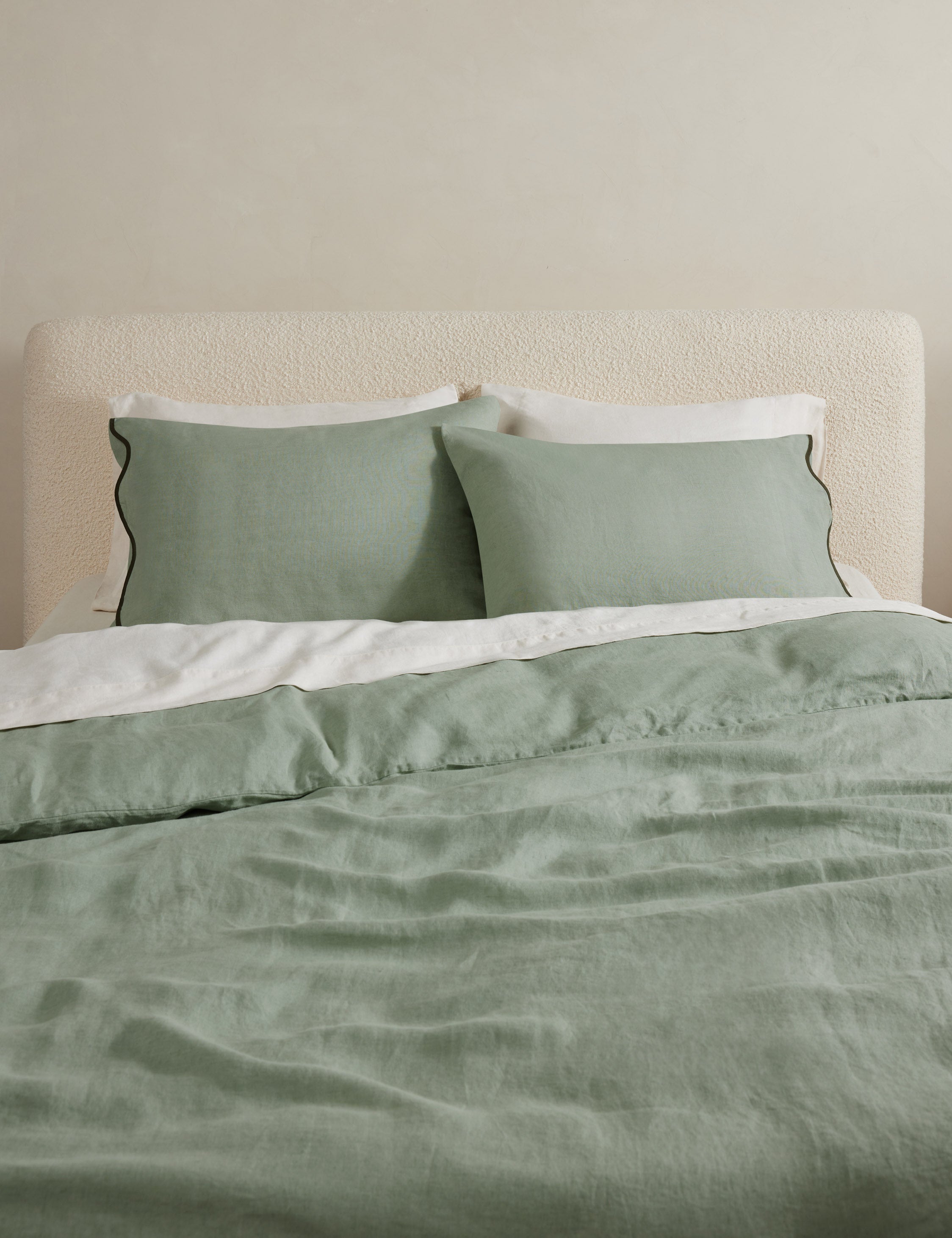 Essie Hemp Duvet Cover by Sarah Sherman Samuel | Organic Cotton Blend Bedding Set | Perfect for Cozy Bedrooms & Boho Chic Home Decor