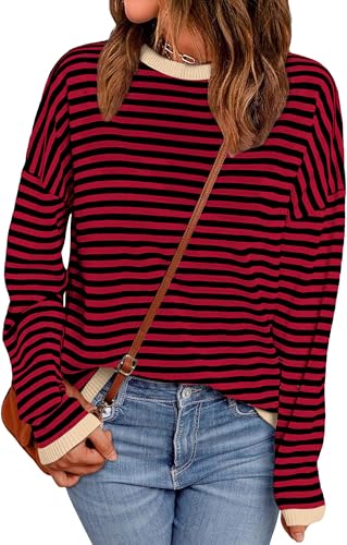 Wine Black Stripes With Apricot