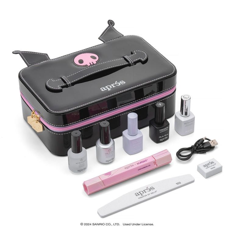 Apres Gel X Nail Extension Kit - Kuromi X Apres Collaboration | Professional Salon Quality Nail Tips for Long-Lasting Manicures | Perfect for Special Occasions, Weddings, and Everyday Glam