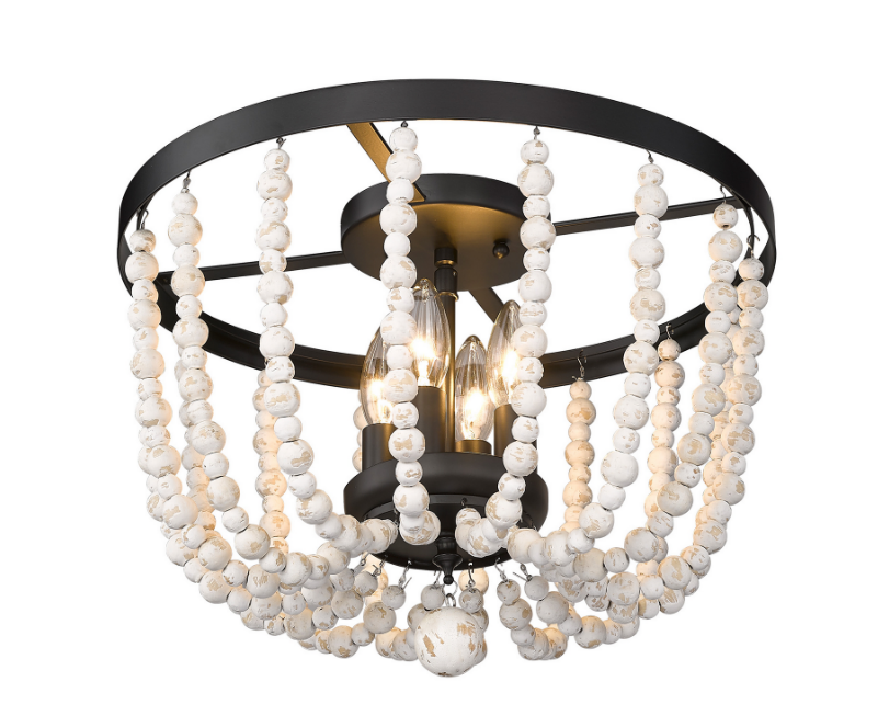 Edan Flush Mount Ceiling Light - Modern LED Fixture for Bedroom, Living Room & Kitchen - Energy Efficient Indoor Lighting Solution