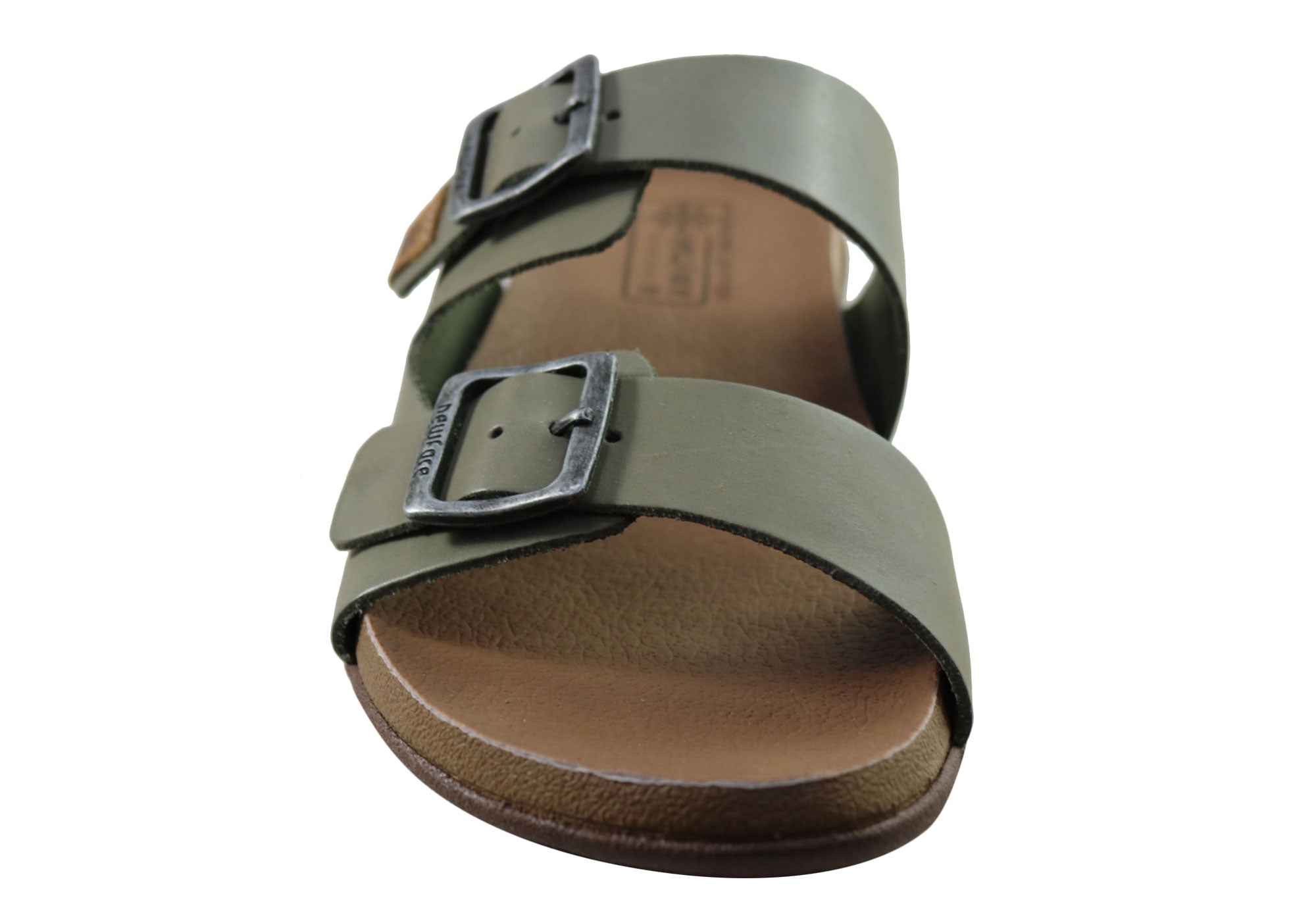 Silvan Women's Comfort Leather Slides Sandals - Soft Brazilian Leather - Perfect for Home, Poolside & Summer Outings