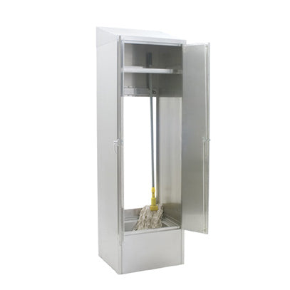 Eagle Group Single Width Mop Sink Storage Cabinet - Heavy Duty Utility Cabinet for Commercial Cleaning, Janitorial Supplies Organization - Perfect for Restrooms, Schools, and Office Maintenance