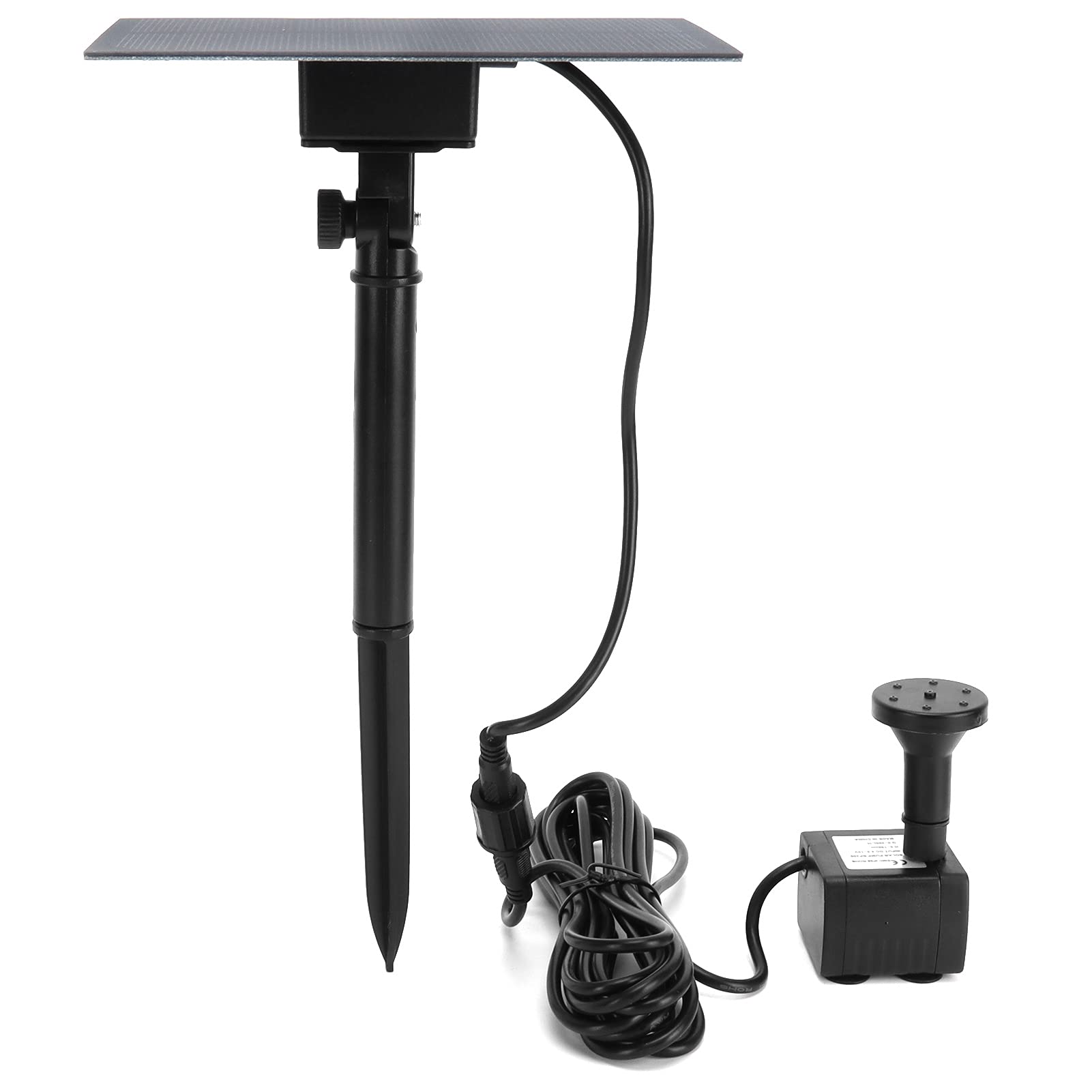 Solar Powered Pond Fountain with Anti-Clogging Design - Outdoor Water Feature for Garden, Patio, or Backyard Decoration | Perfect for Small Ponds, Bird Baths, and Landscape Accents