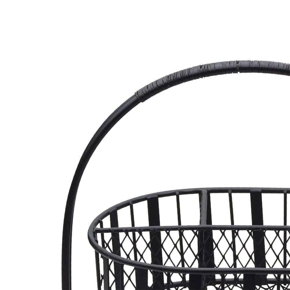 Rotating Band & Stripe Buffet Storage Caddy - Perfect for Kitchen, Dining Room, and Party Hostess Organization