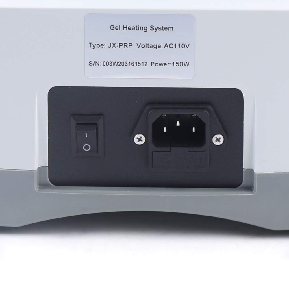 Portable PRP Gel Heating Machine - 12 x 5ml Vacutainer Kit with PRF Centrifuge for Plasma Gel Production | 110V Plasma Biological Filler Maker for Facial Rejuvenation & Skin Treatments | Professional Medical Equipment for Clinics & Spas