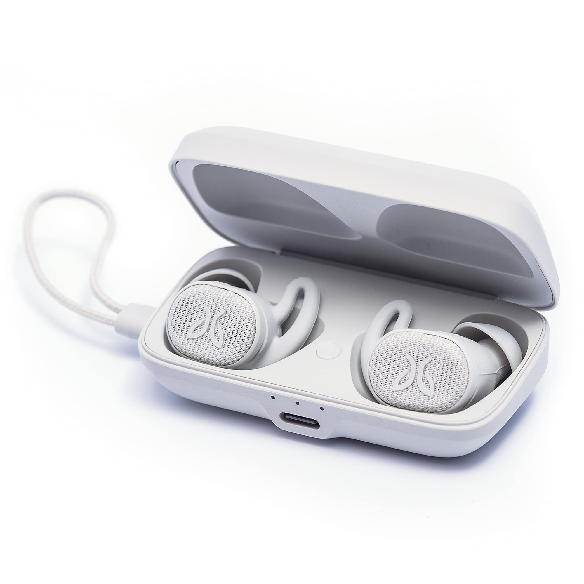 Jaybird Vista 2 True Wireless Sport Bluetooth Headphones with Charging Case - Premium Sound, Active Noise Cancellation (ANC), Secure Sport Fit, 24-Hour Battery Life, IPX7 Waterproof & Military-Grade Durability - Gray - Perfect for Running, Gym Workouts & Outdoor Adventures