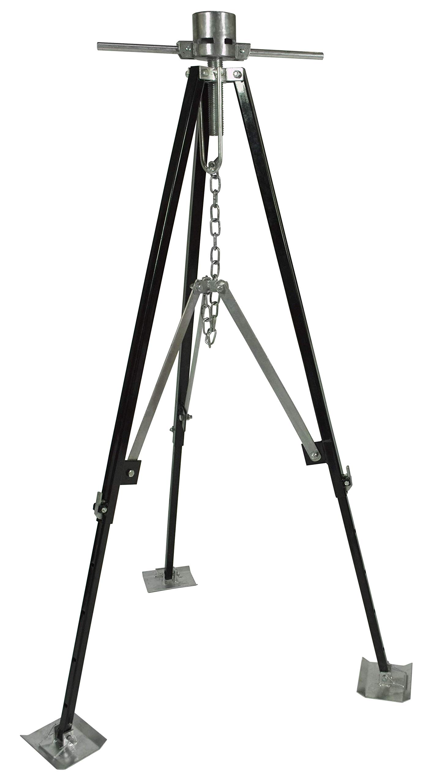 Ultra-Fab 19-950600 Ultra-Adjustable King Pin Tripod Stabilizer for RV, Trailer, and Camper - Heavy Duty Support for Smooth Towing and Parking