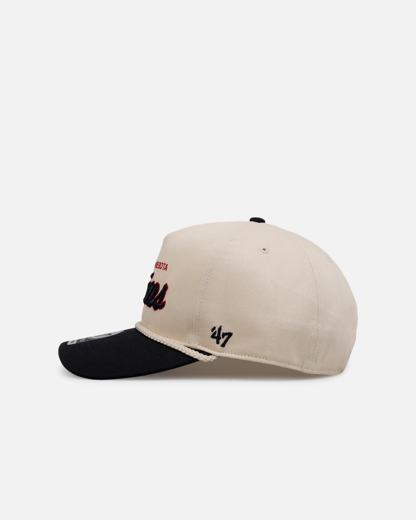 47 Brand Minnesota Twins MLB Opening Day Script Hitch Snapback Hat - Adjustable Baseball Cap for Men & Women - Perfect for Games, Sports, and Casual Wear