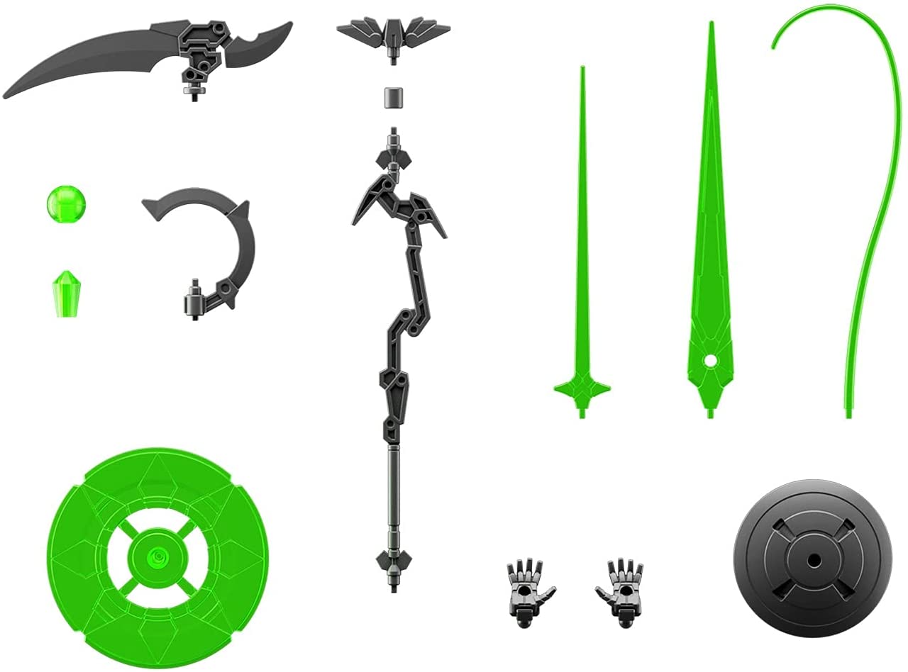 Bandai 30 Minutes Missions 30MM 1/144 Scale Customizable Weapons Model Kit - Witchcraft Weapon Set for Sci-Fi Action Figure Collectors & Tabletop Wargaming Scenes