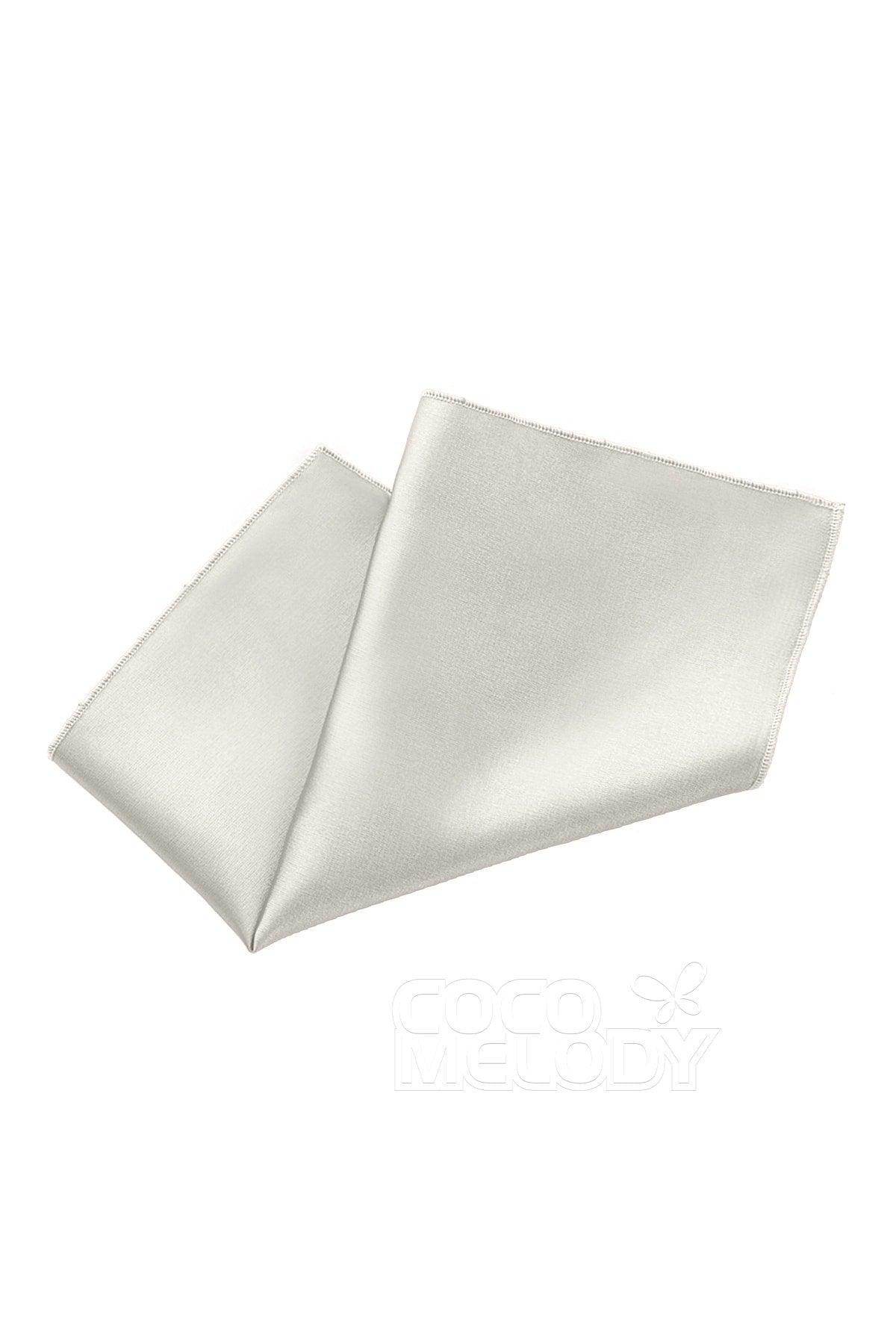 Luxury Elastic Silk Satin Pocket Square CZ170019 - Elegant Men's Accessory for Weddings, Business & Formal Events