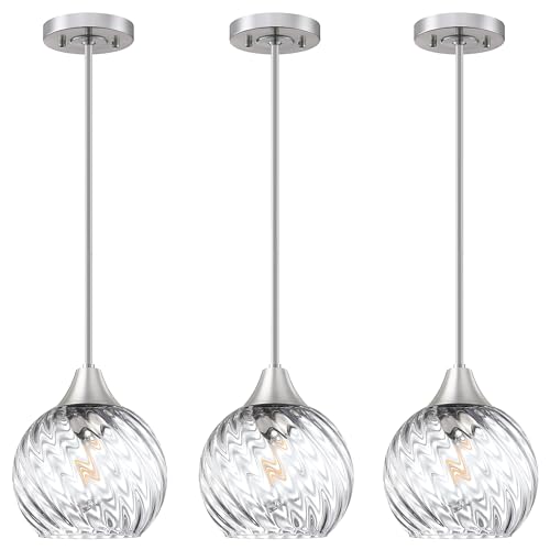 3 Pack Clear Glass