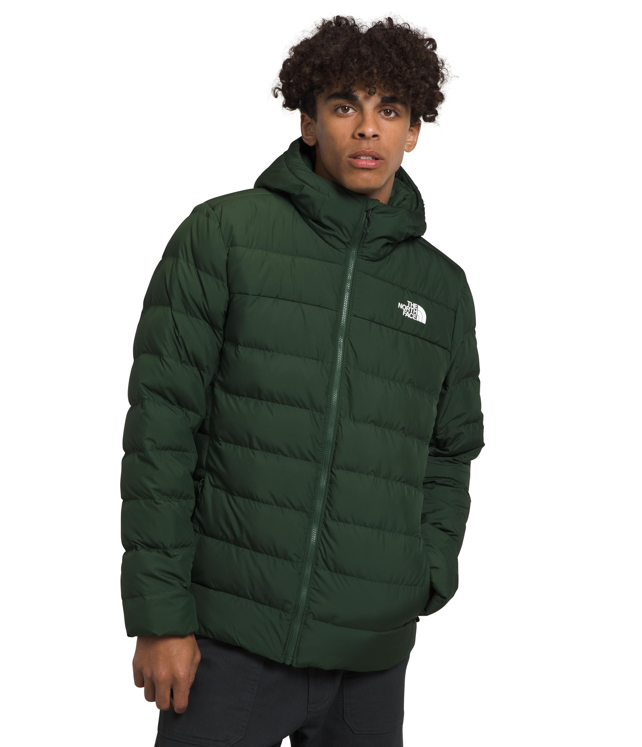 The North Face Aconcagua 3 Hoodie for Men - Lightweight Fleece Jacket with Hood for Hiking, Camping & Outdoor Adventures