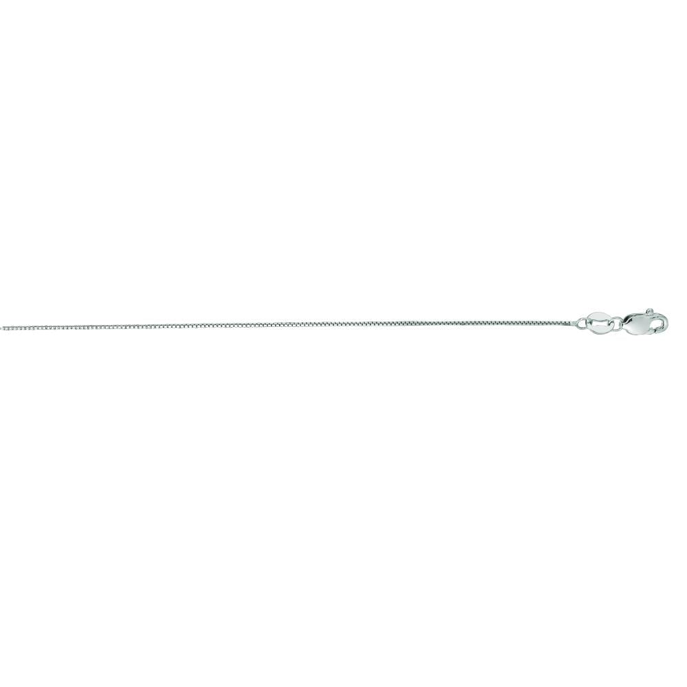 14K Gold 0.6mm Classic Box Chain Necklace for Women - Elegant Layering Piece for Everyday Wear & Special Occasions