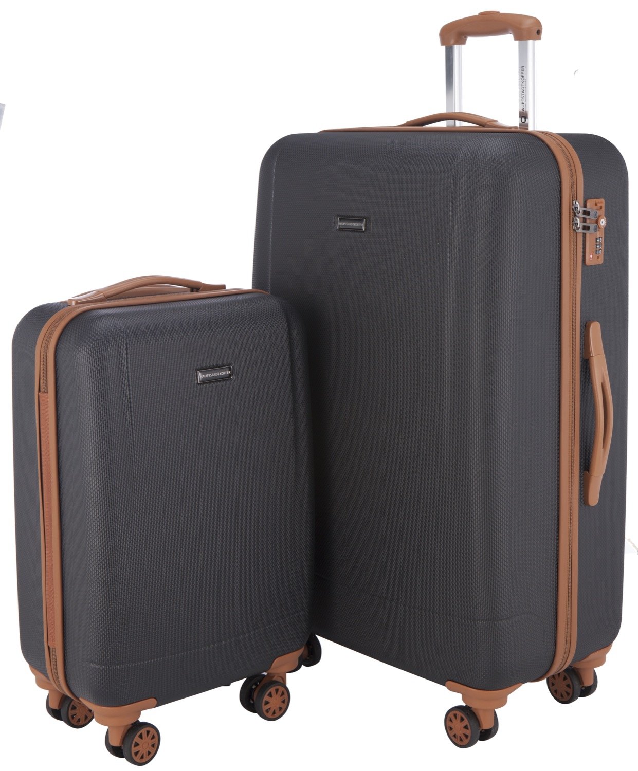 Premium Hauptstadtkoffer 2-Piece Luggage Set in Black – Durable Suitcase for Travel, Business Trips & Vacations | Carry-On & Check-In Compatible