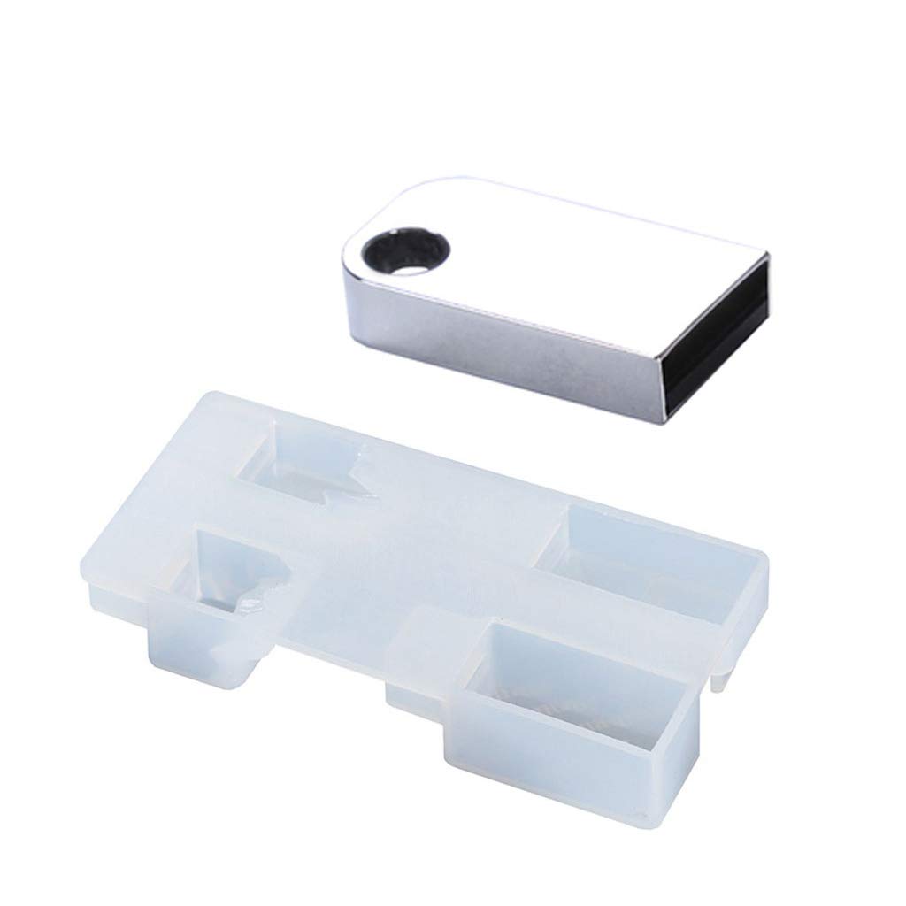 Handmade Snow Mountain USB Resin Molds - 8G USB Drive for Epoxy Art & Crafts - DIY Micro Landscape