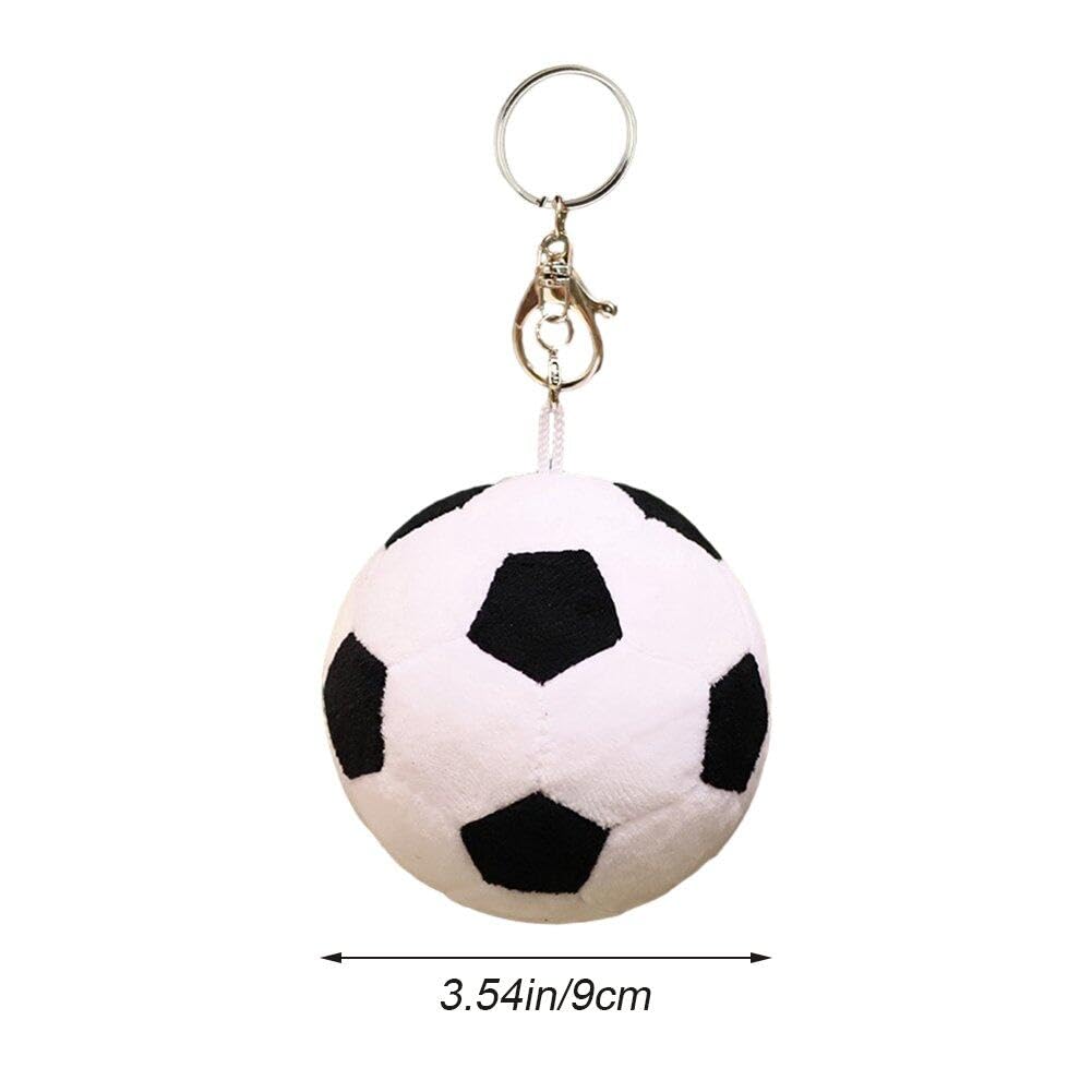 Custom Soccer Keychain - Miniature Soccer Ball Bag Charm for Sports Fans, Car Keys & Backpack Accessories | Perfect for Soccer Party Favors, Player Gifts & Team Celebrations