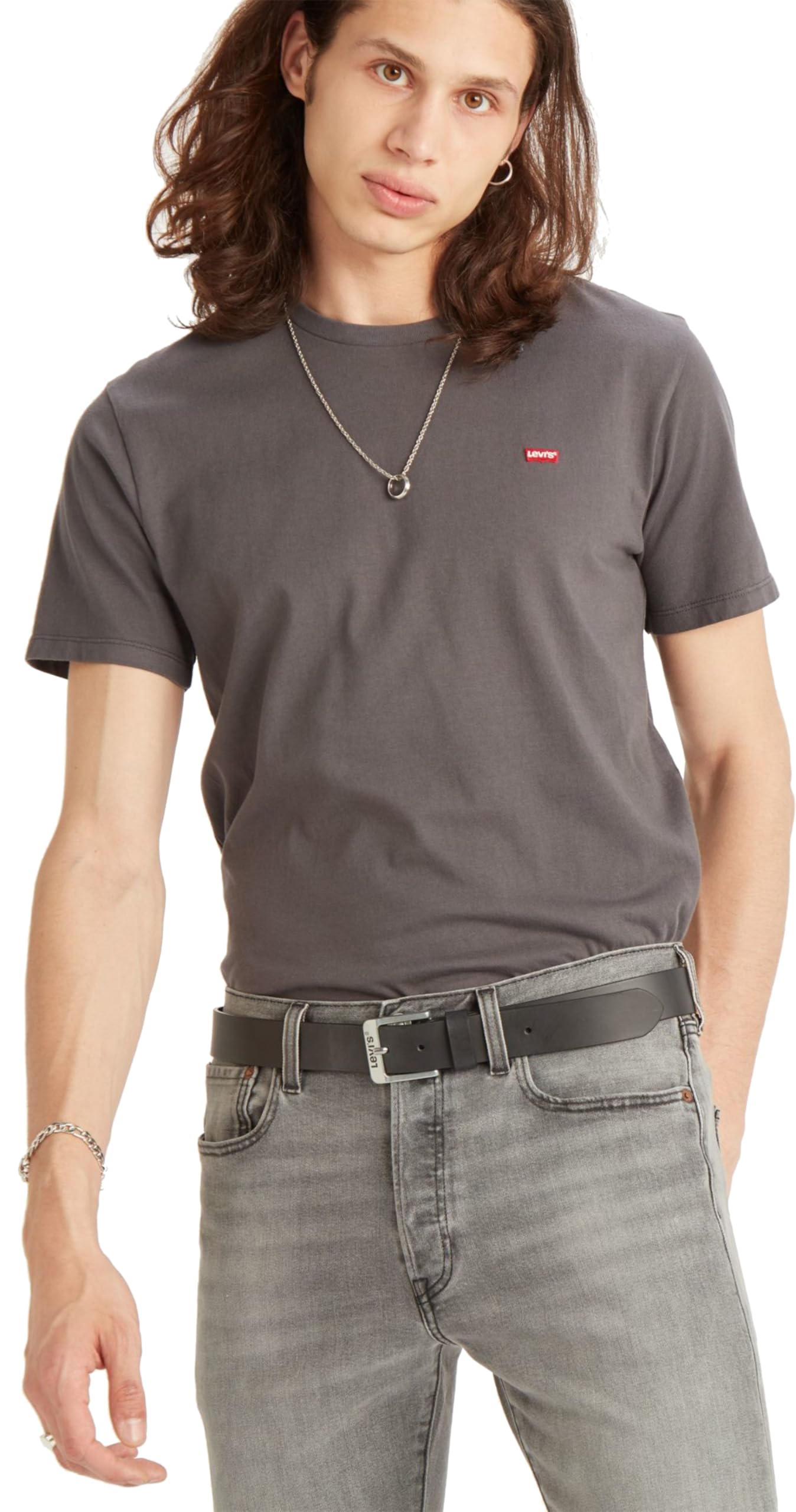 Levi's Men's Genuine Leather Belt - Black, Size 31 Inches - Classic Casual & Business Wear Accessory for Jeans, Chinos & Dress Pants