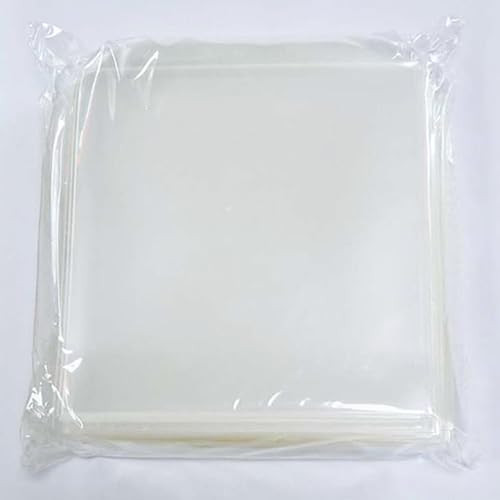Premium 150 Micron CD DVD Case - Clear Plastic Wallet Sleeve with Flap (500 Pack) for Media Storage